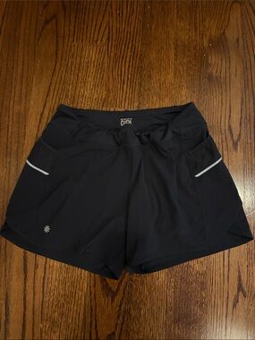 Gigi Athletic Black Women's Running Shorts